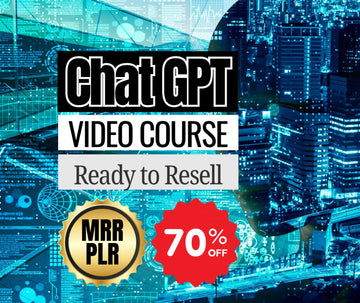 PLR ChatGPT Video Course, Resale Rights, PLR Digital Product, Master Reseller, MRR, Digital Download, Resell Rights